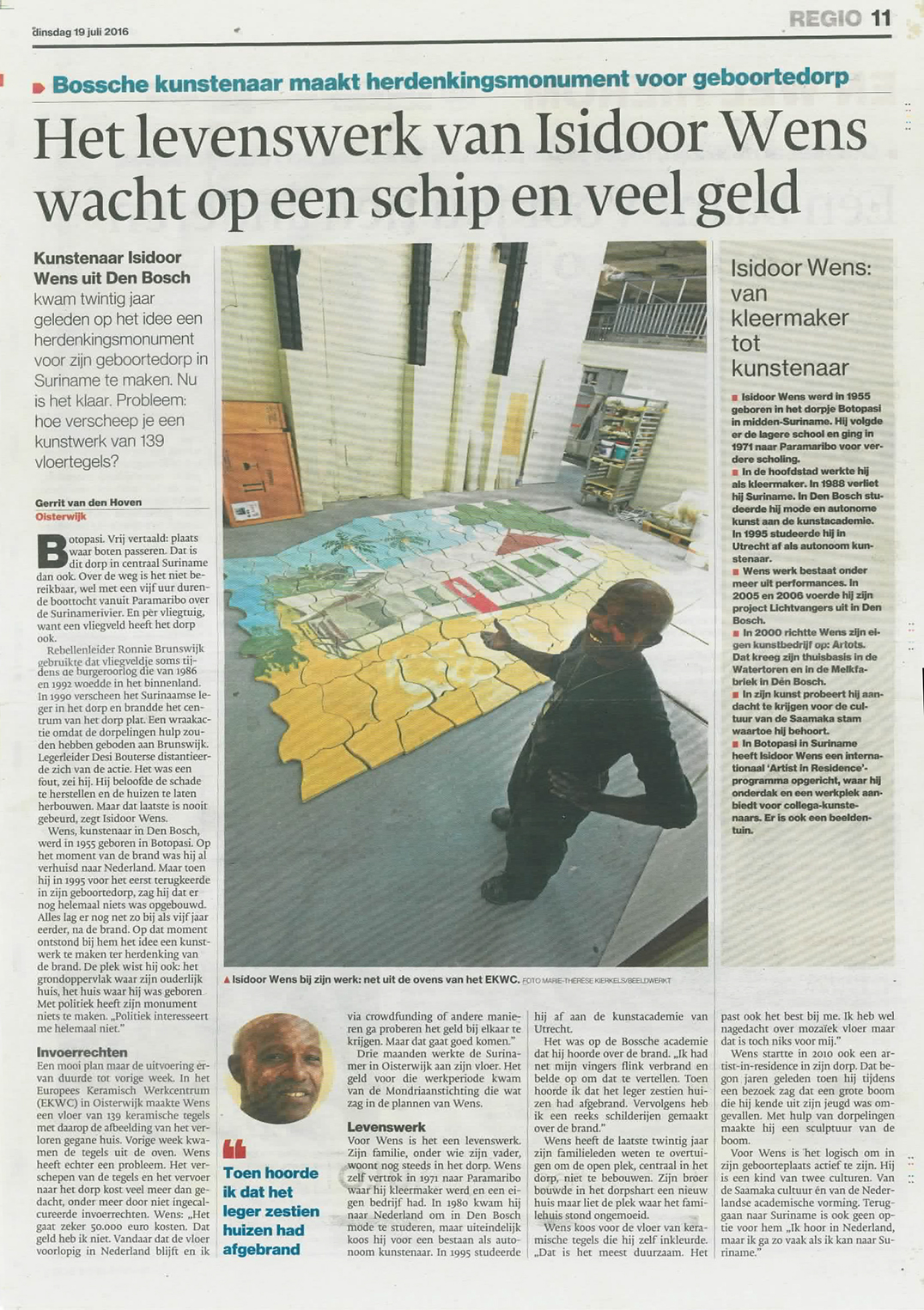 Brabants Dagblad Isidoor Wens